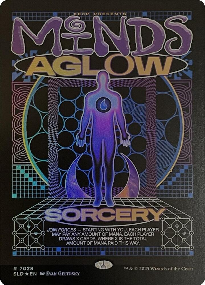 Minds Aglow (Rainbow Foil) 7028 card from Secret Lair Drop Series