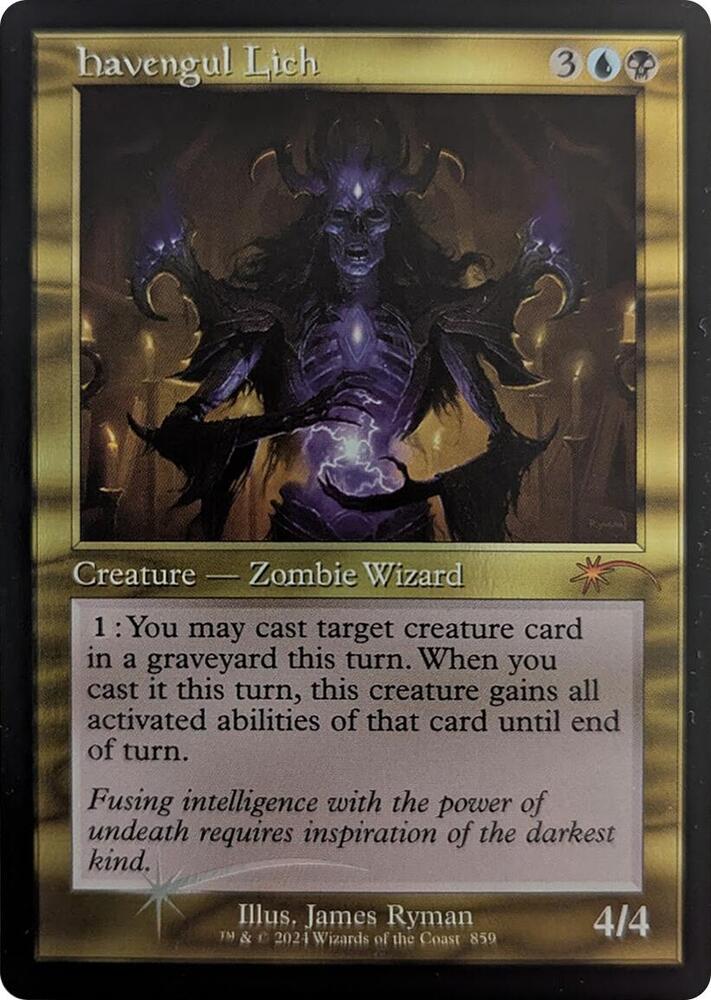 Havengul Lich (Retro Frame) 859 card from Secret Lair Drop Series