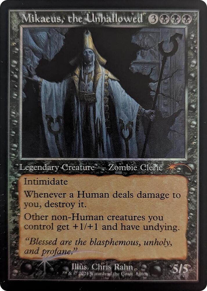 Mikaeus, the Unhallowed (Retro Frame) 846 card from Secret Lair Drop Series