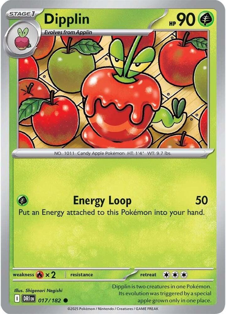 Dipplin 017/182 card from SV10: Destined Rivals