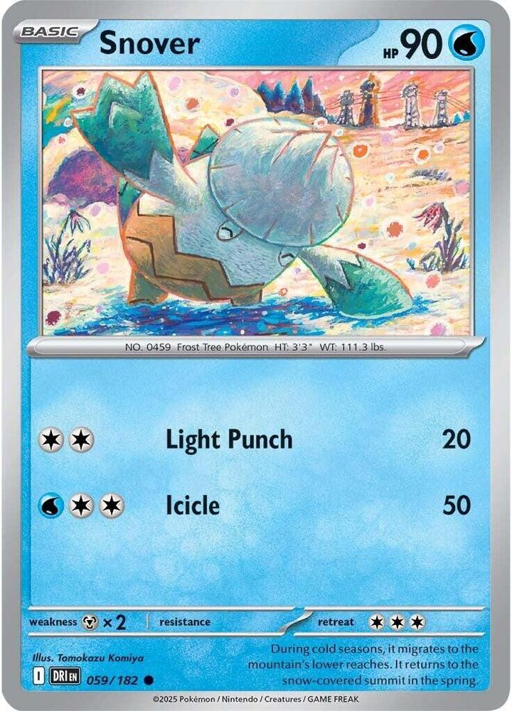 Snover 059/182 card from SV10: Destined Rivals