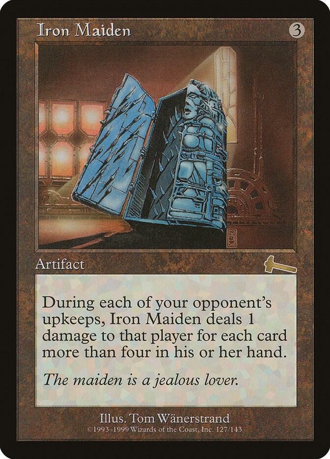 Iron Maiden 127 card from Urza's Legacy