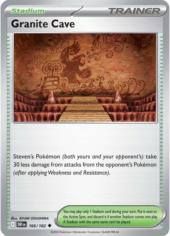 Granite Cave 166/182 card from SV10: Destined Rivals