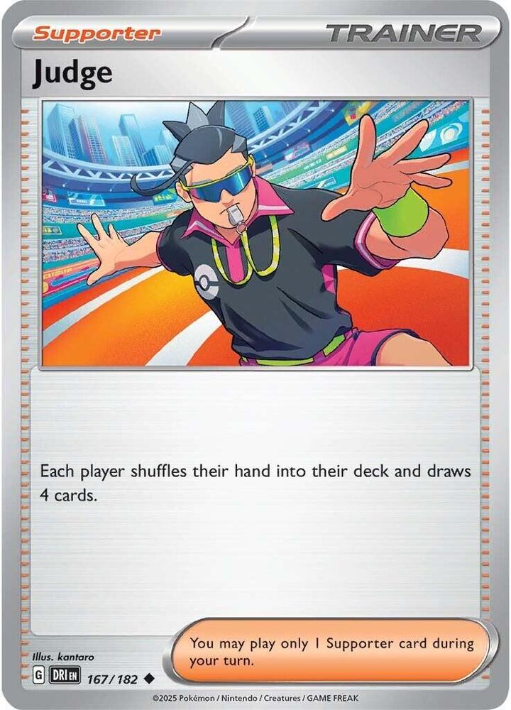 Judge 167/182 card from SV10: Destined Rivals
