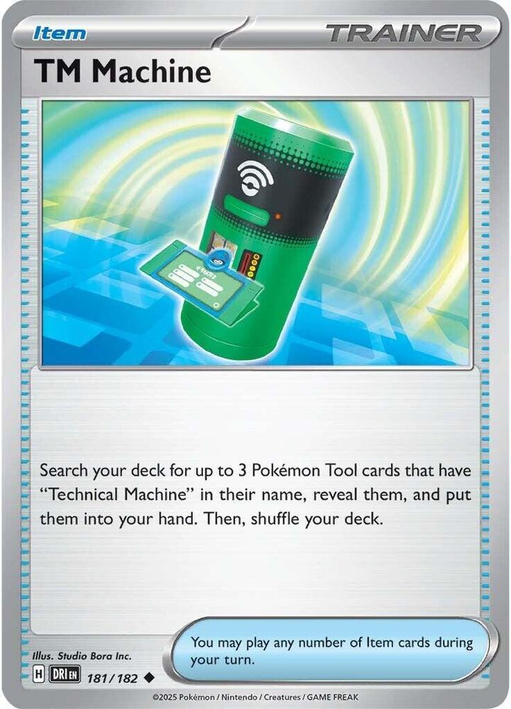 TM Machine 181/182 card from SV10: Destined Rivals