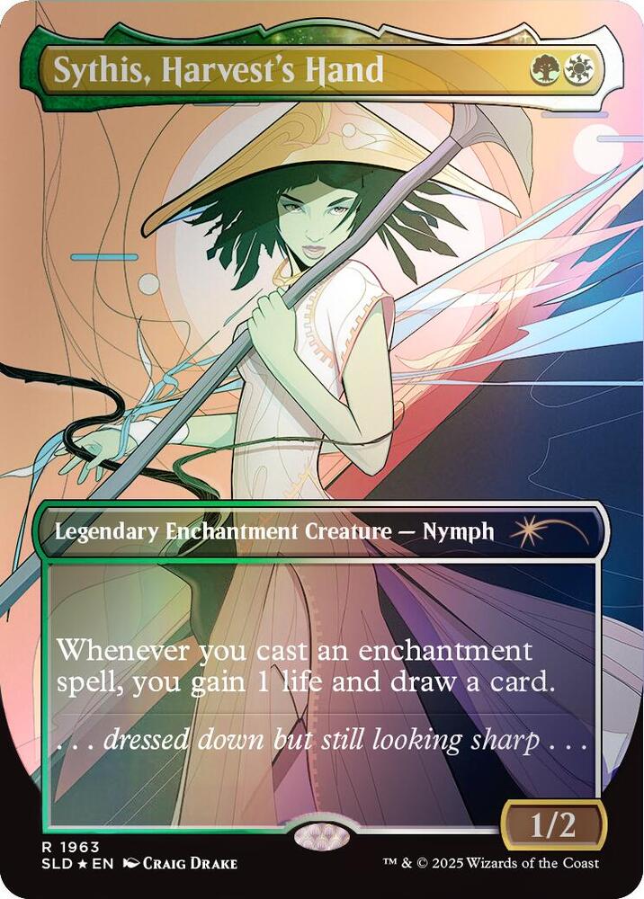 Sythis, Harvest's Hand (Rainbow Foil) 1963 card from Secret Lair Drop Series