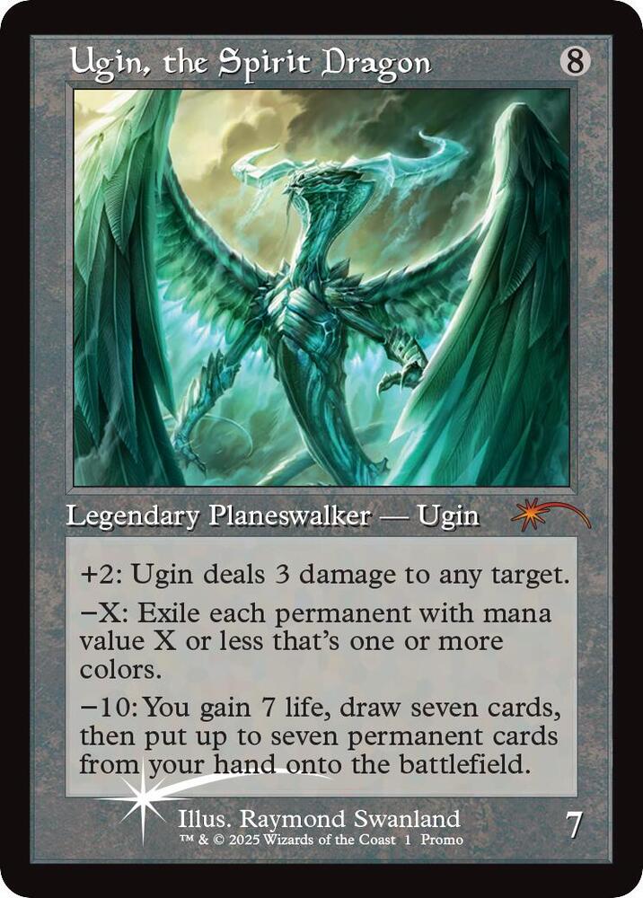 Ugin, the Spirit Dragon (Retro Frame) 1 card from MagicFest Cards