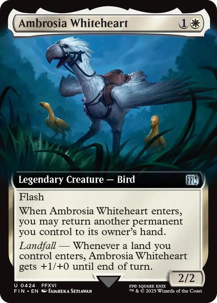 Ambrosia Whiteheart (Extended Art) 424 card from FINAL FANTASY