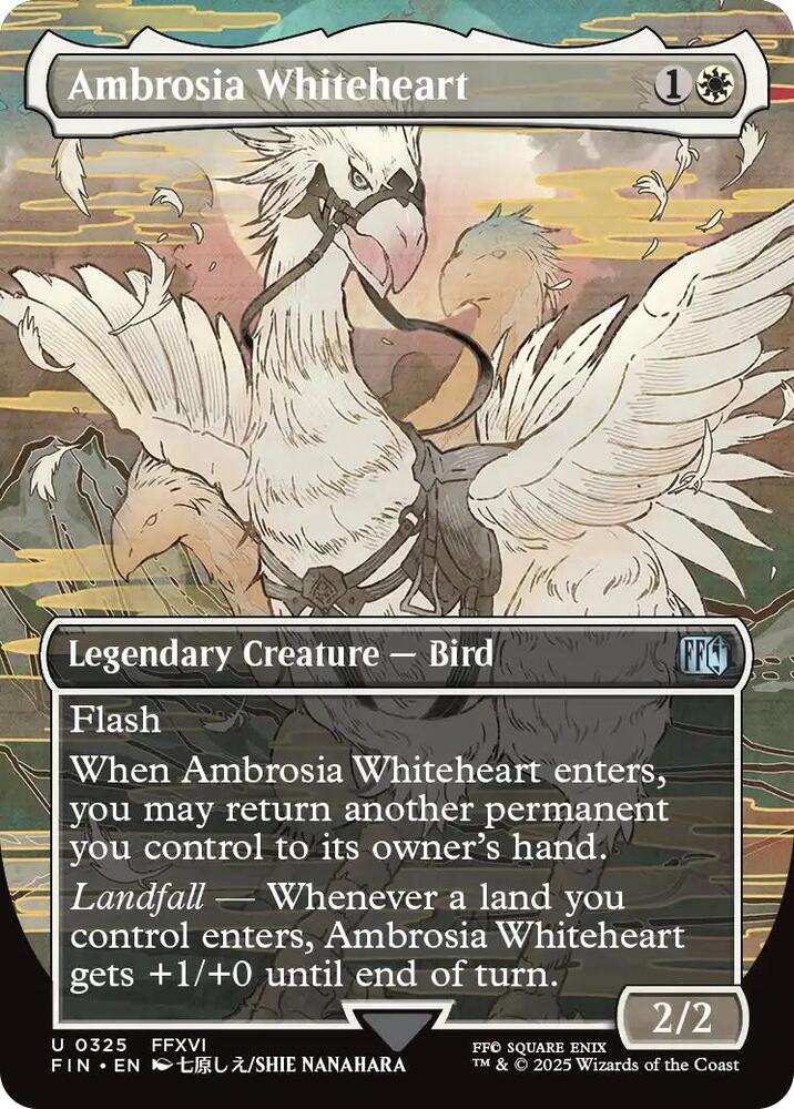 Ambrosia Whiteheart (Borderless) 325 card from FINAL FANTASY