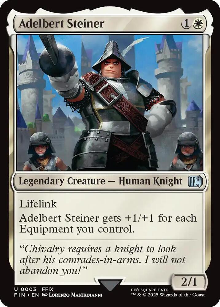 Adelbert Steiner 3 card from FINAL FANTASY