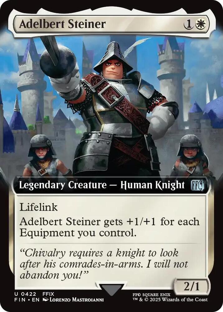Adelbert Steiner (Extended Art) 422 card from FINAL FANTASY