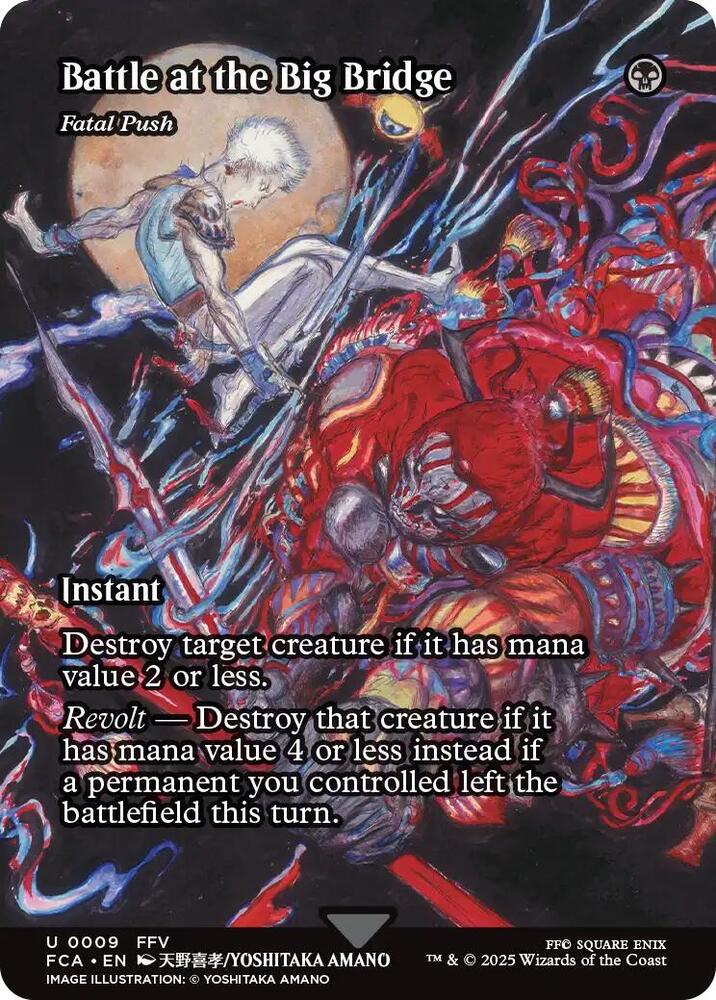 Battle at the Big Bridge - Fatal Push (Showcase) 9 card from FINAL FANTASY: Through the Ages