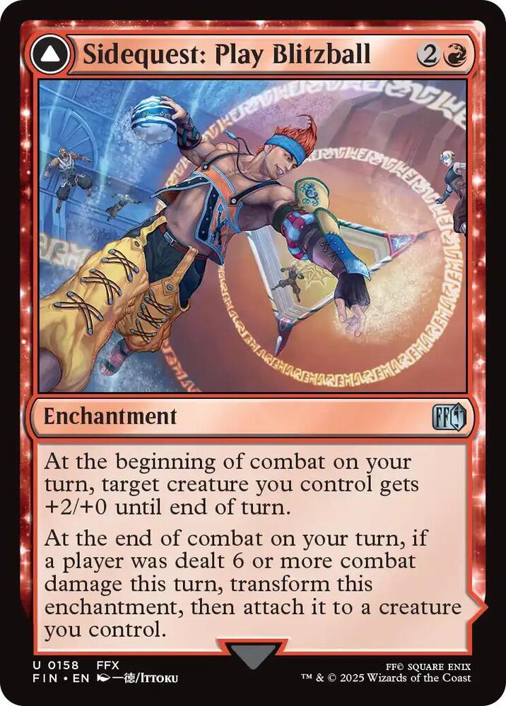 Sidequest: Play Blitzball 158 card from FINAL FANTASY