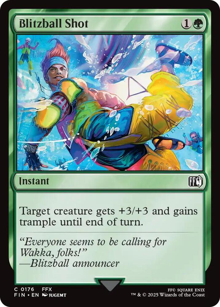 Blitzball Shot 176 card from FINAL FANTASY