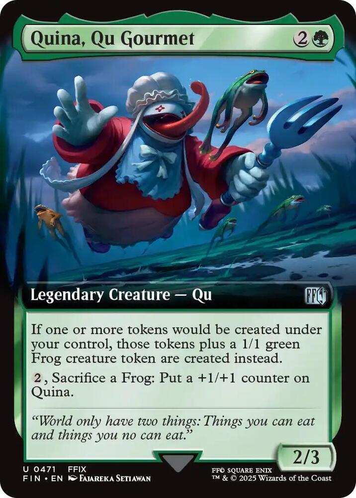 Quina, Qu Gourmet (Extended Art) 471 card from FINAL FANTASY