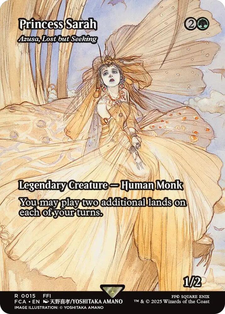 Princess Sarah - Azusa, Lost but Seeking (Showcase) 15 card from FINAL FANTASY: Through the Ages