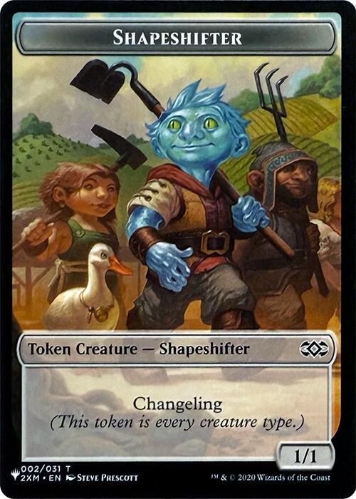 Shapeshifter // Dog Double-Sided Token 2 // 1 card from The List Reprints
