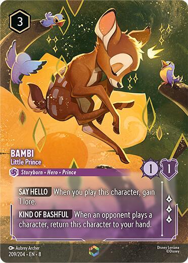 Bambi - Little Prince (Enchanted) 209/204 card from Reign of Jafar