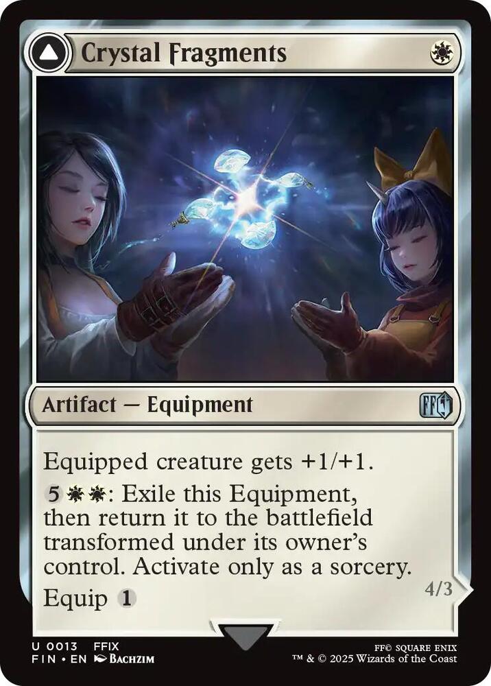 Crystal Fragments 13 card from FINAL FANTASY