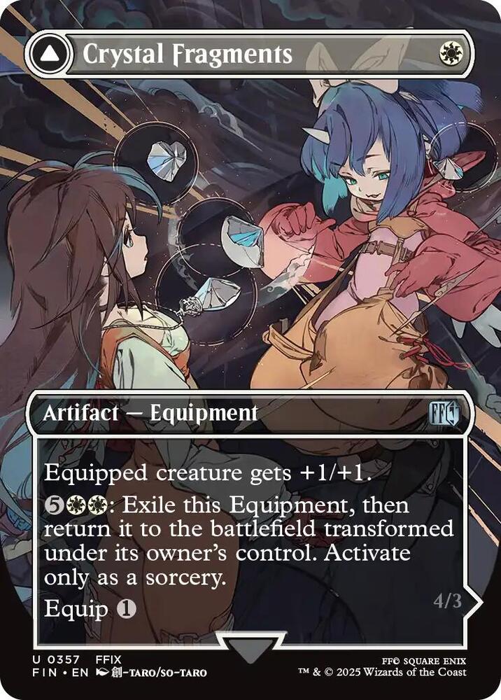 Crystal Fragments (Borderless) 357 card from FINAL FANTASY