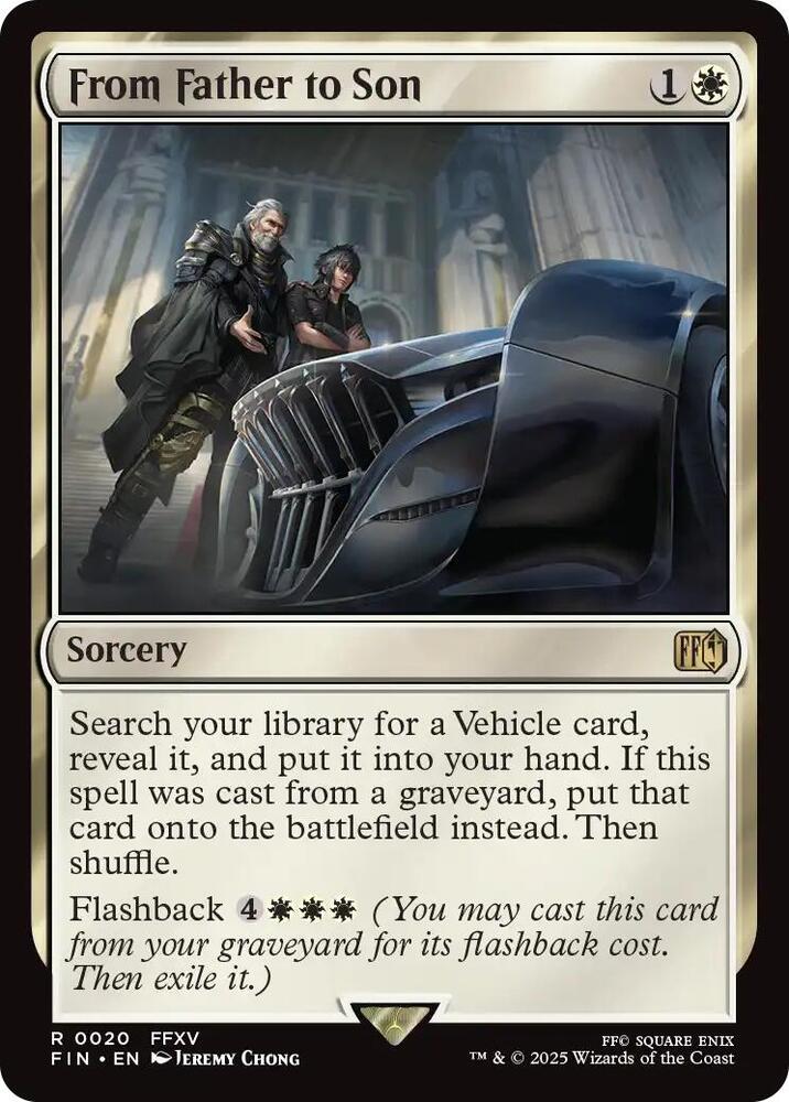 From Father to Son 20 card from FINAL FANTASY
