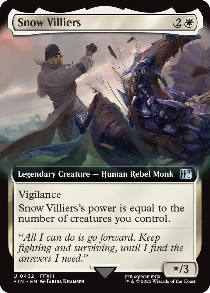 Snow Villiers (Extended Art) 432 card from FINAL FANTASY