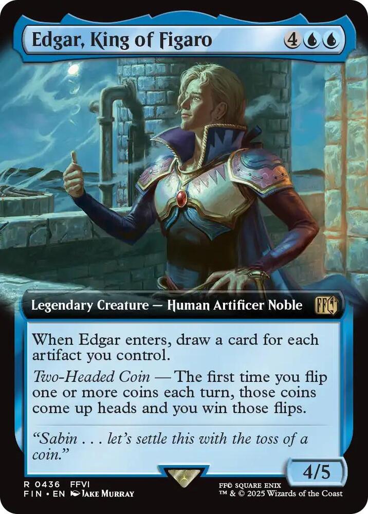 Edgar, King of Figaro (Extended Art) 436 card from FINAL FANTASY
