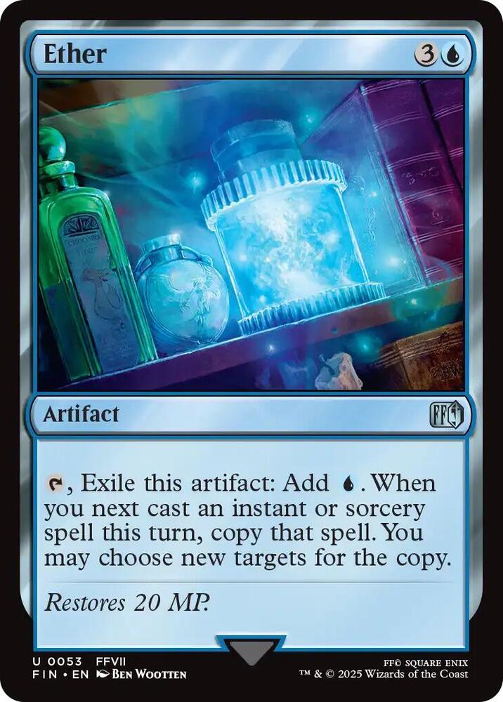 Ether 53 card from FINAL FANTASY