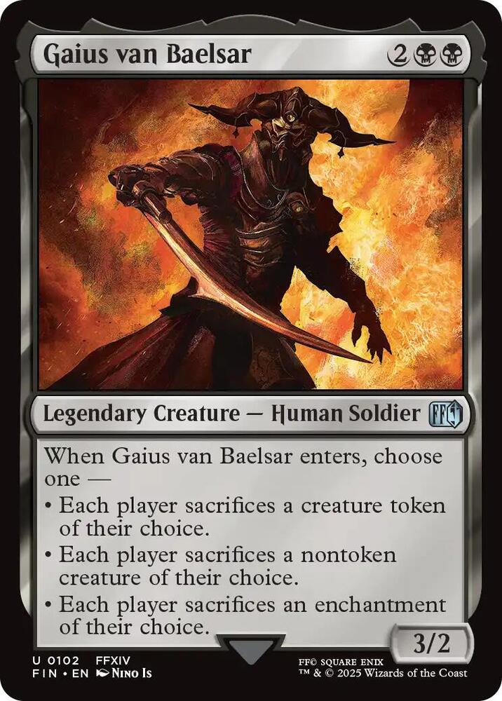 Gaius van Baelsar 102 card from FINAL FANTASY