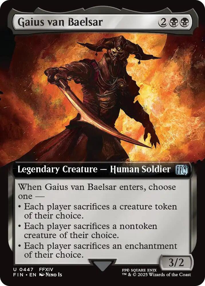 Gaius van Baelsar (Extended Art) 447 card from FINAL FANTASY