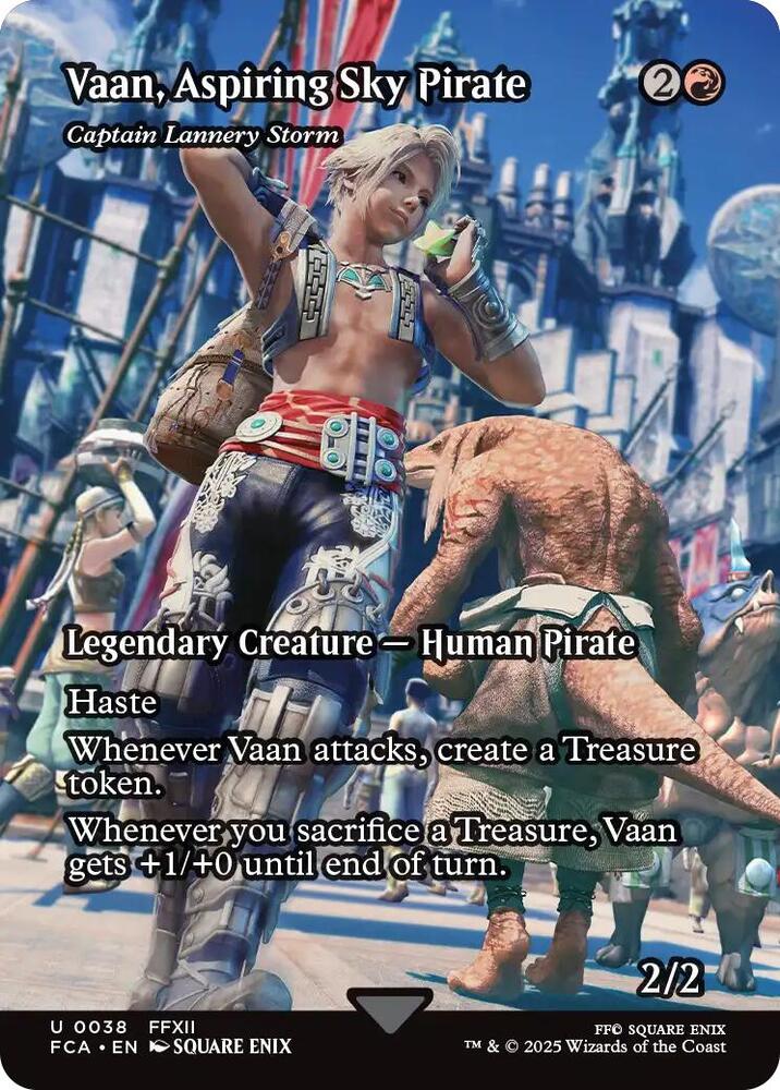 Vaan, Aspiring Sky Pirate - Captain Lannery Storm (Showcase) 38 card from FINAL FANTASY: Through the Ages