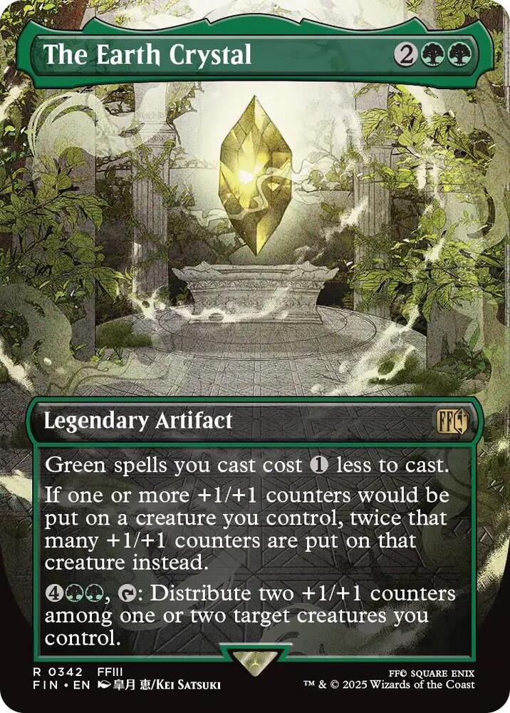 The Earth Crystal (Borderless) 342 card from FINAL FANTASY