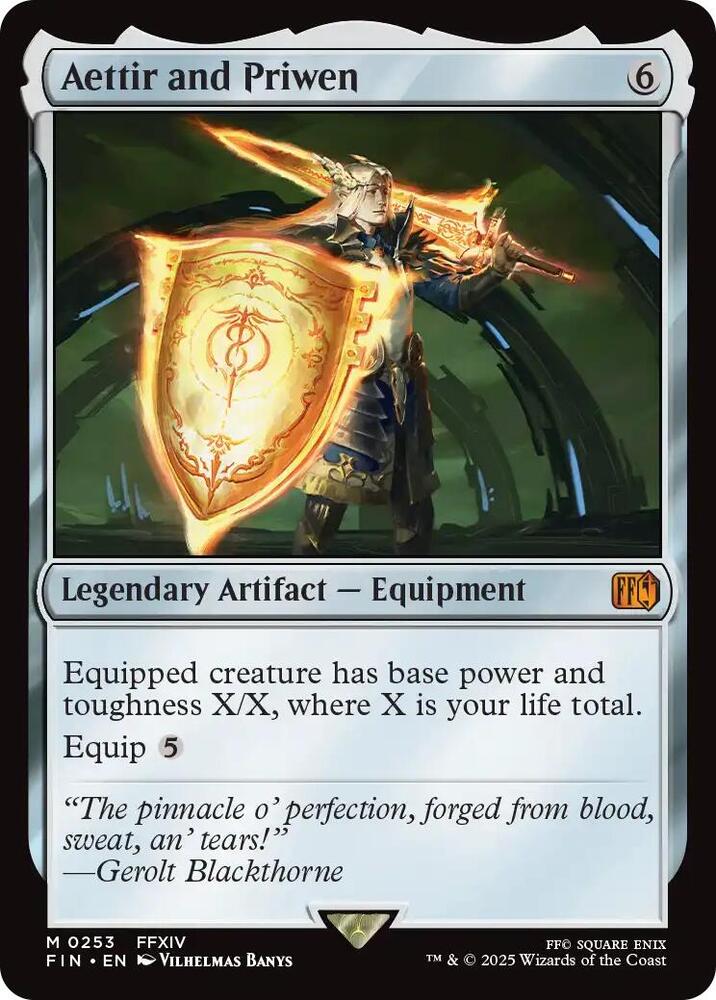 Aettir and Priwen 253 card from FINAL FANTASY