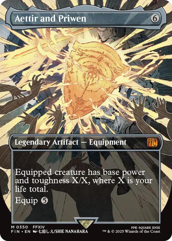 Aettir and Priwen (Borderless) 350 card from FINAL FANTASY