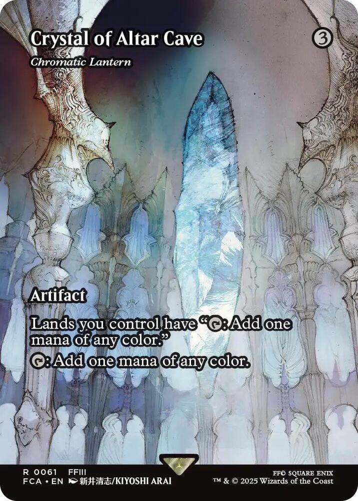 Crystal of Altar Cave - Chromatic Lantern (Showcase) 61 card from FINAL FANTASY: Through the Ages