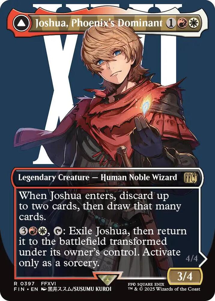 Joshua, Phoenix's Dominant (Borderless) 397 card from FINAL FANTASY