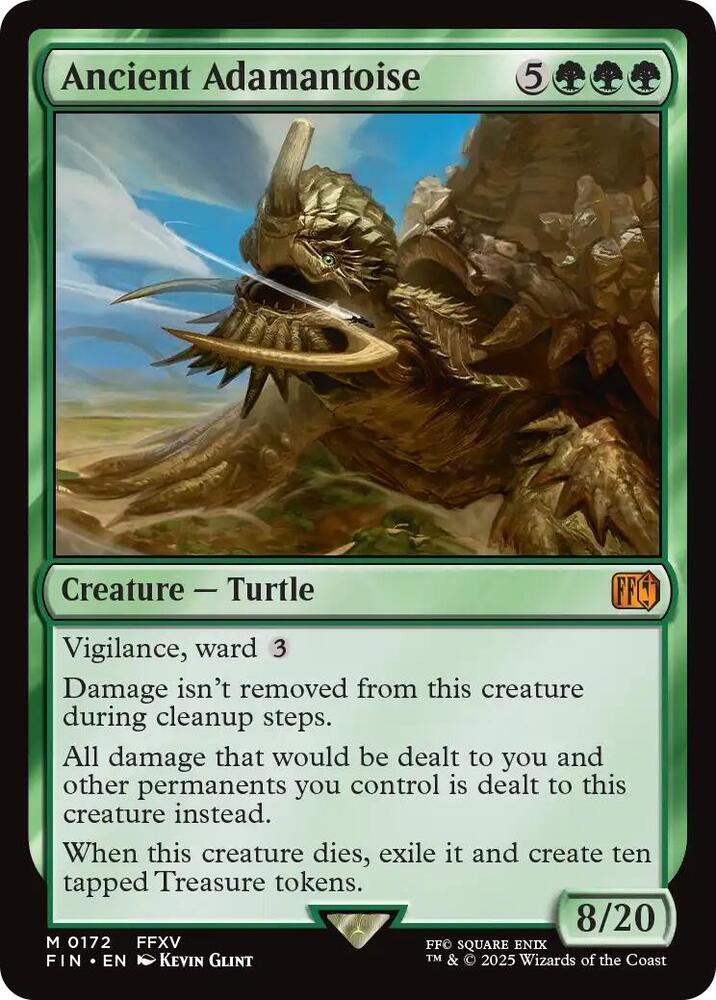 Ancient Adamantoise 172 card from FINAL FANTASY