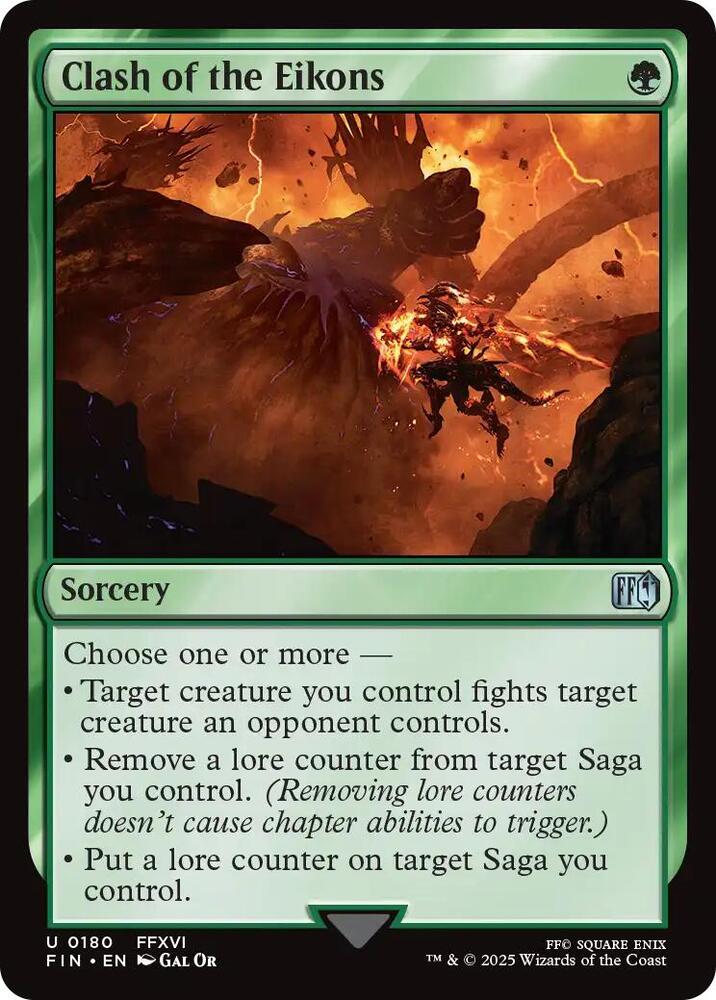 Clash of the Eikons 180 card from FINAL FANTASY