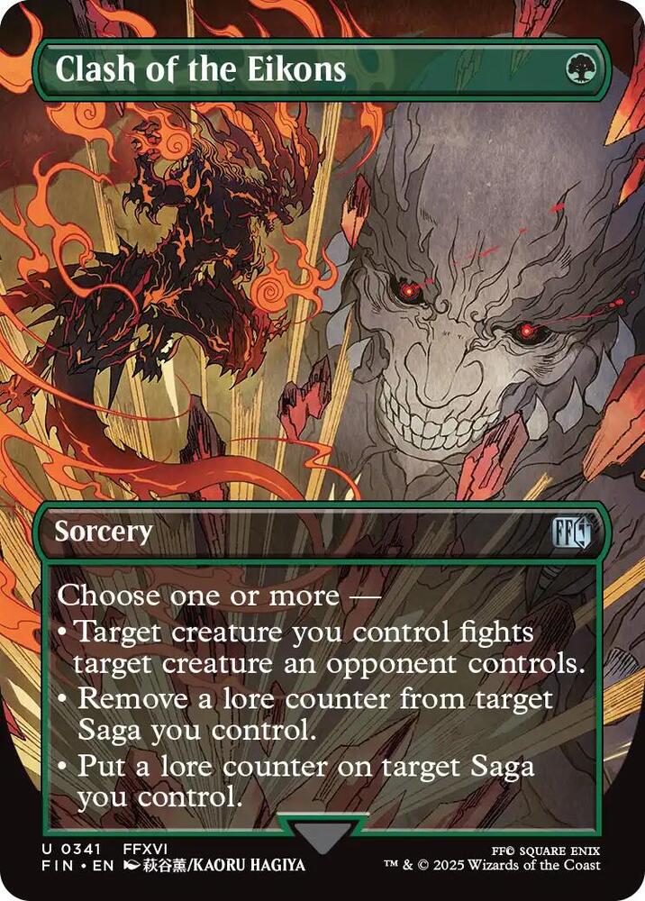 Clash of the Eikons (Borderless) 341 card from FINAL FANTASY