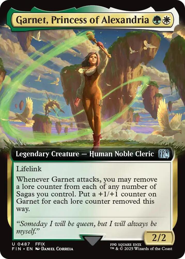 Garnet, Princess of Alexandria (Extended Art) 487 card from FINAL FANTASY