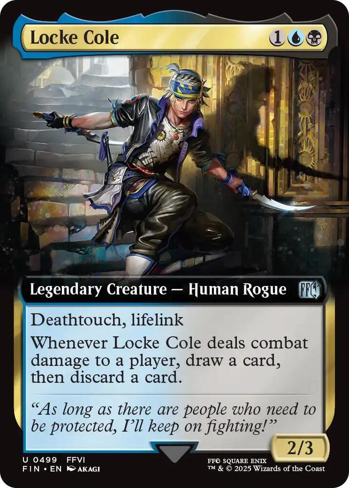 Locke Cole (Extended Art) 499 card from FINAL FANTASY