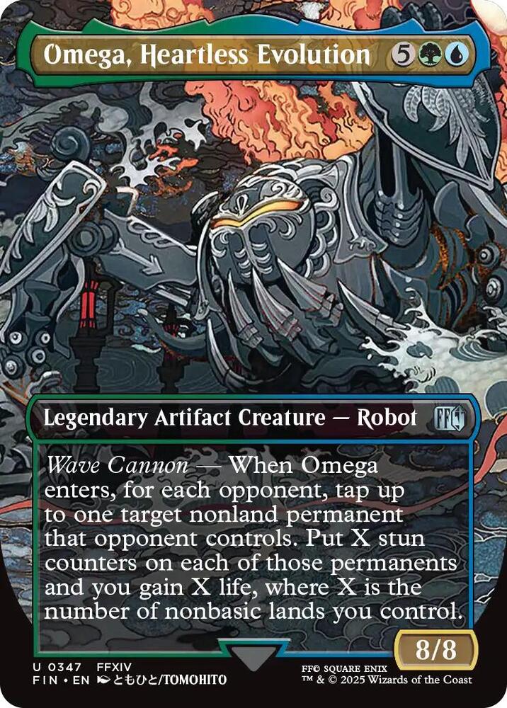 Omega, Heartless Evolution (Borderless) 347 card from FINAL FANTASY