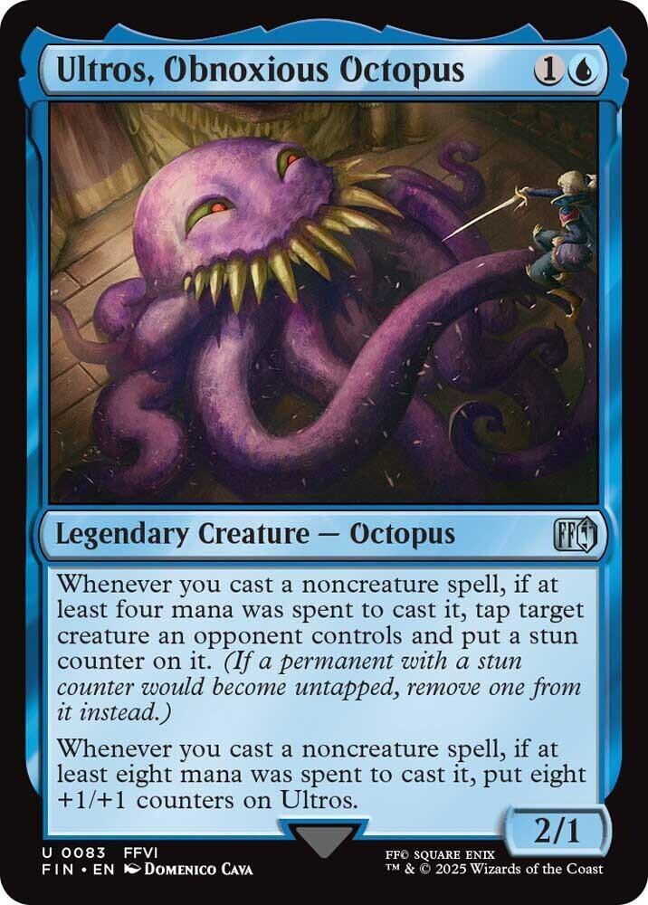 Ultros, Obnoxious Octopus 83 card from FINAL FANTASY