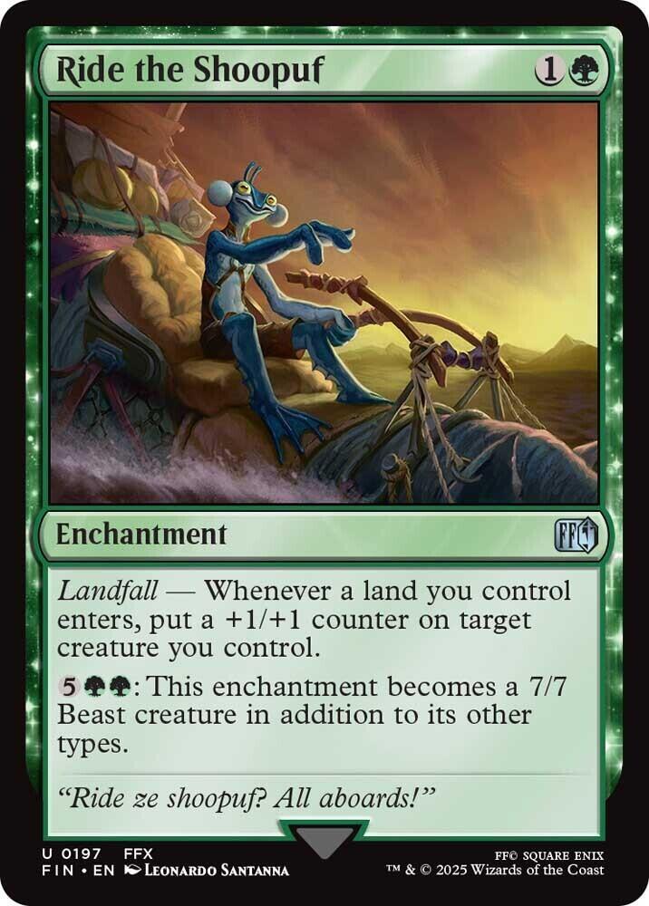 Ride the Shoopuf 197 card from FINAL FANTASY