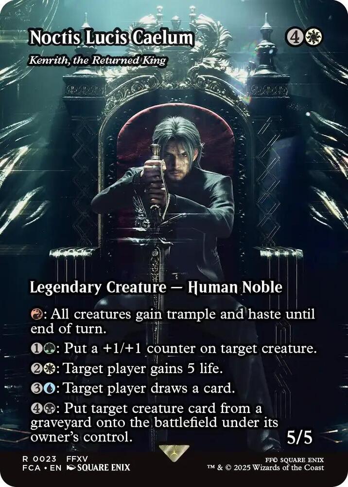 Noctis Lucis Caelum - Kenrith, the Returned King (Showcase) 23 card from FINAL FANTASY: Through the Ages