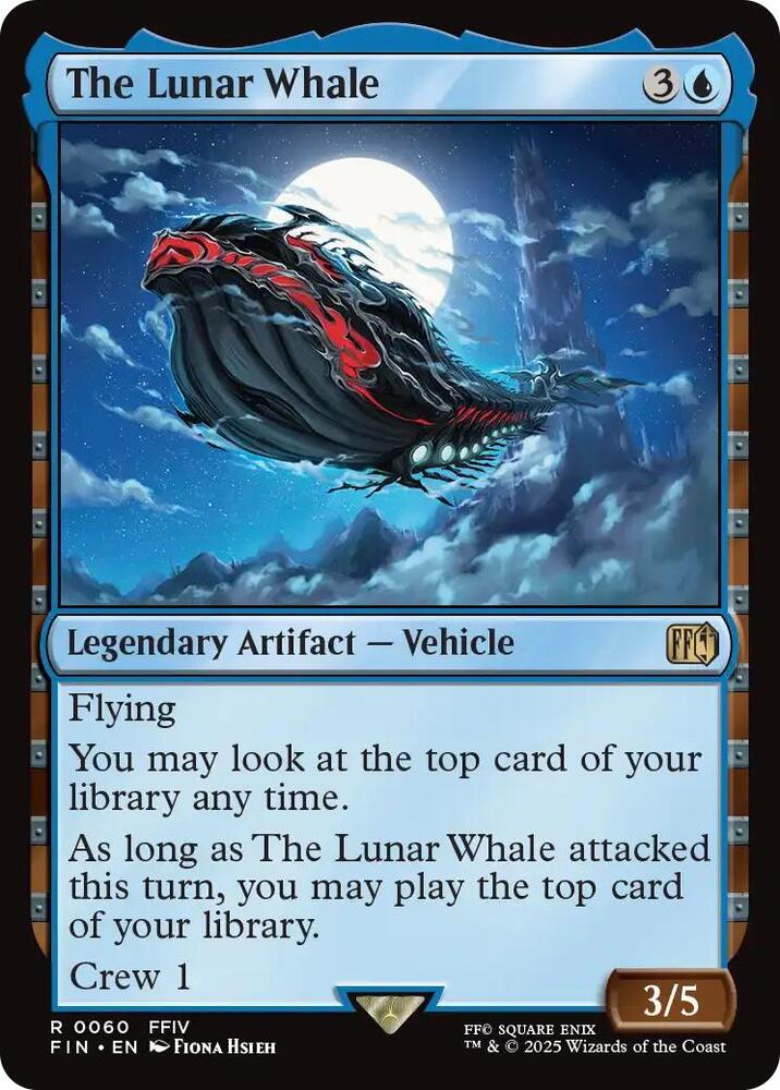 The Lunar Whale 60 card from FINAL FANTASY