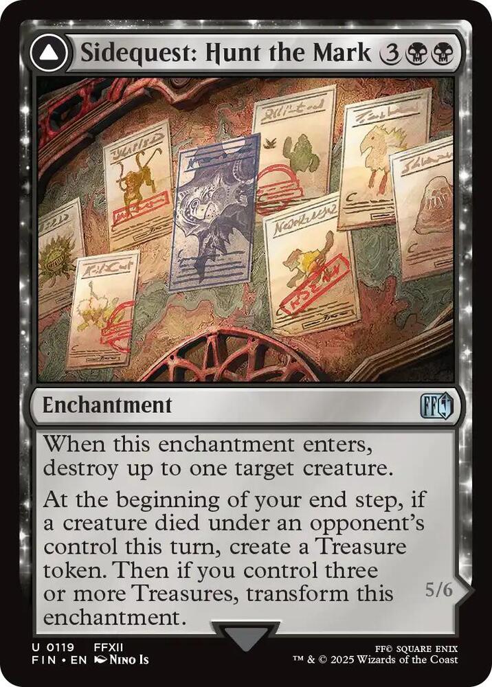 Sidequest: Hunt the Mark 119 card from FINAL FANTASY