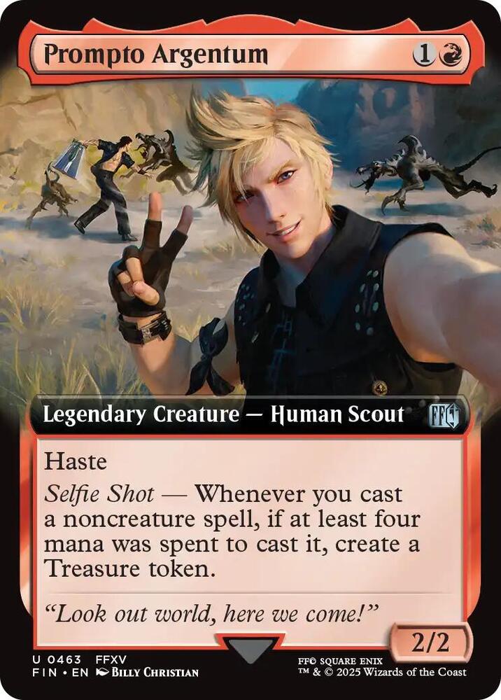 Prompto Argentum (Extended Art) 463 card from FINAL FANTASY