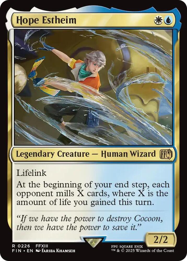 Hope Estheim 226 card from FINAL FANTASY