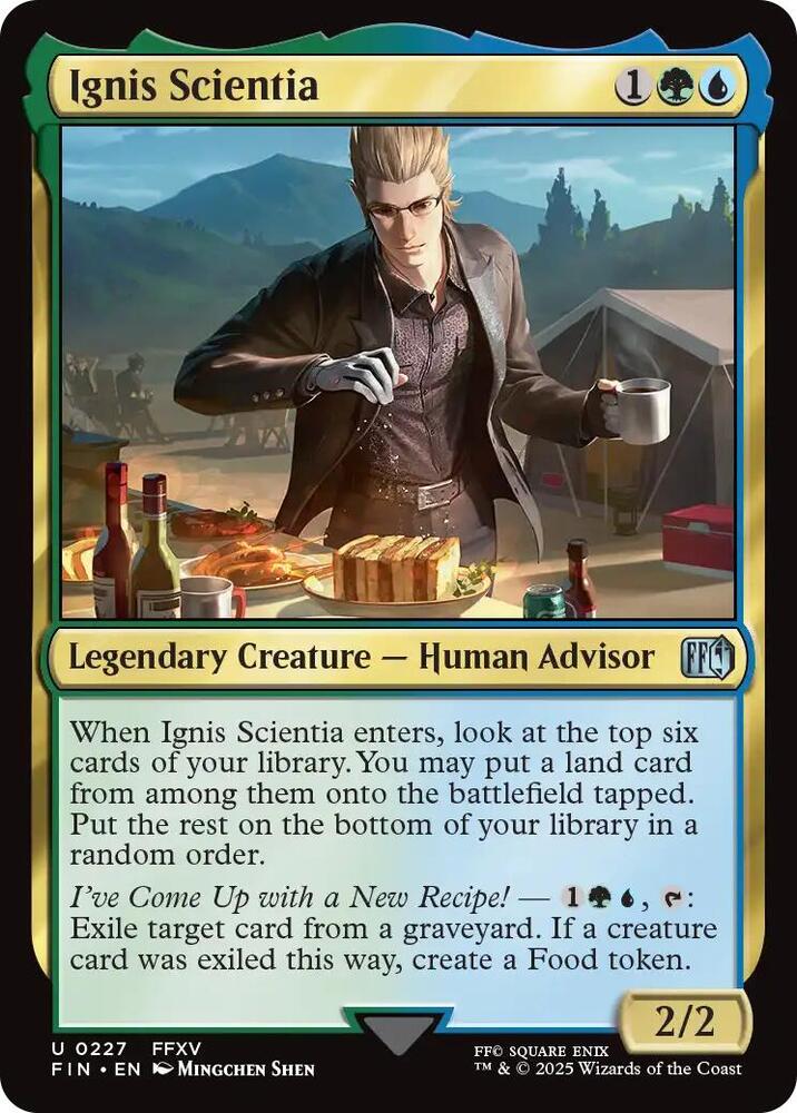 Ignis Scientia 227 card from FINAL FANTASY